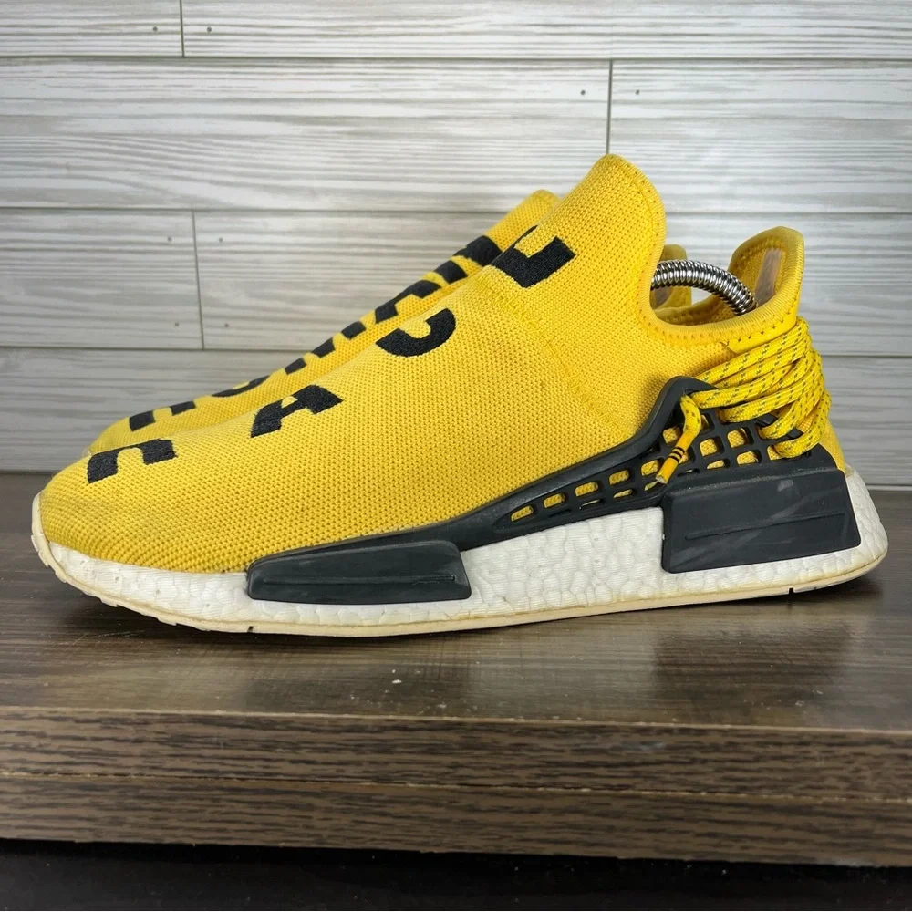 Adidas NMD Human Race Pharrell Yellow Men’s‎ Shoes - Men’s Size 9